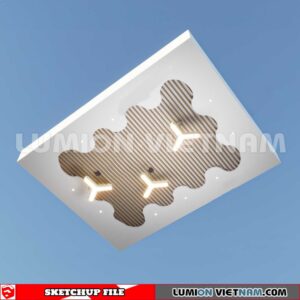 230719. Dropped Ceiling Sketchup 3D Models