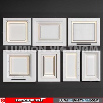 230719. Dropped Ceiling Sketchup 3D Models