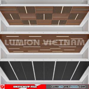 230719. Dropped Ceiling Sketchup 3D Models