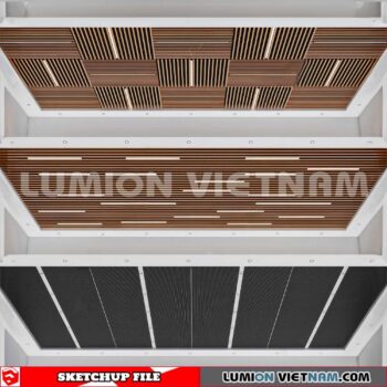 230719. Dropped Ceiling Sketchup 3D Models
