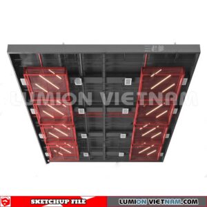 230719. Dropped Ceiling Sketchup 3D Models