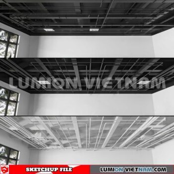 230719. Dropped Ceiling Sketchup 3D Models