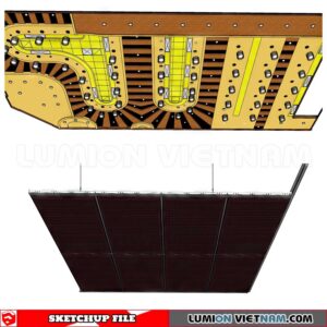 230719. Dropped Ceiling Sketchup 3D Models