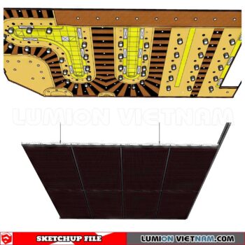 230719. Dropped Ceiling Sketchup 3D Models