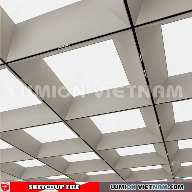 230719. Dropped Ceiling Sketchup 3D Models