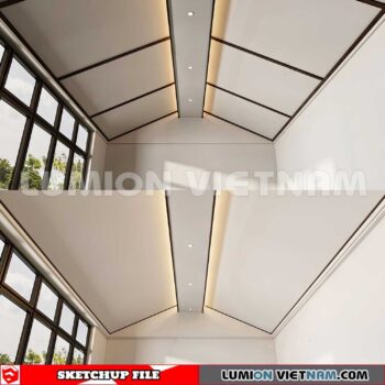 230719. Dropped Ceiling Sketchup 3D Models