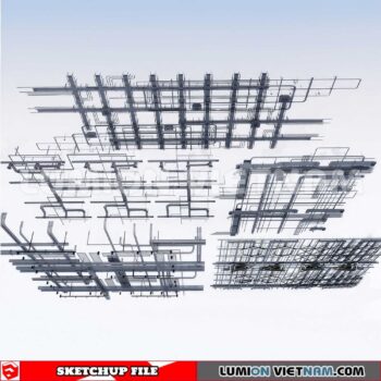 230719. Dropped Ceiling Sketchup 3D Models