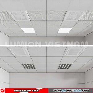 230719. Dropped Ceiling Sketchup 3D Models