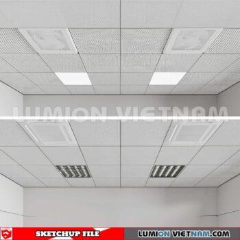 230719. Dropped Ceiling Sketchup 3D Models