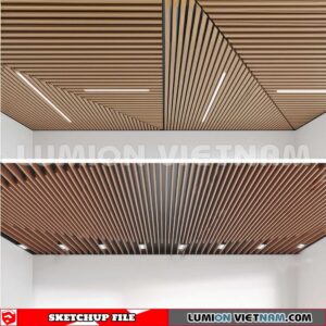 230719. Dropped Ceiling Sketchup 3D Models