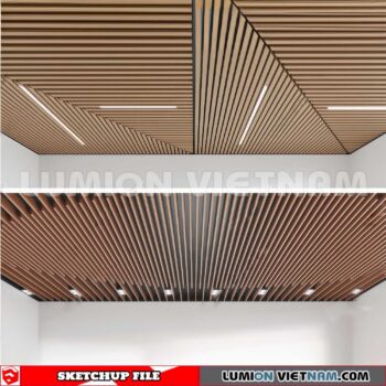 230719. Dropped Ceiling Sketchup 3D Models