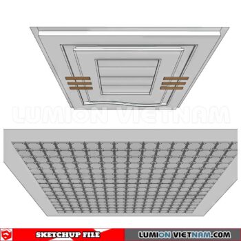 230719. Dropped Ceiling Sketchup 3D Models