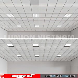 230719. Dropped Ceiling Sketchup 3D Models