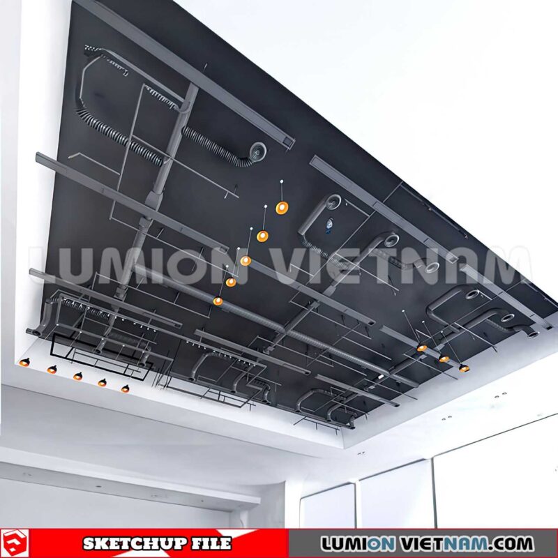 230719. Dropped Ceiling Sketchup 3D Models