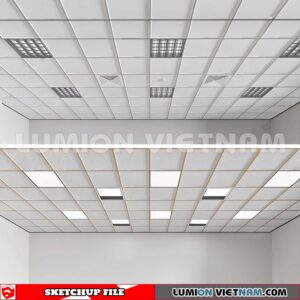 230719. Dropped Ceiling Sketchup 3D Models
