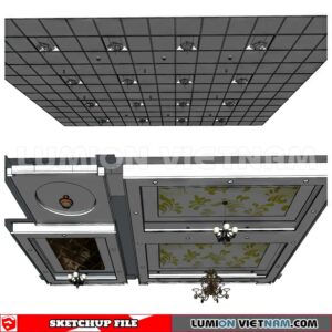 230719. Dropped Ceiling Sketchup 3D Models