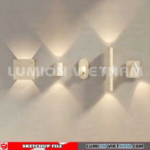 230722. Wall light Sketchup 3D Models