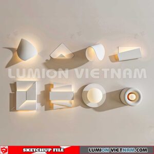 230722. Wall light Sketchup 3D Models