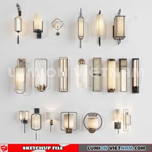 230722. Wall light Sketchup 3D Models