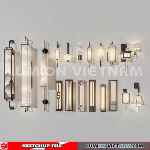 230722. Wall light Sketchup 3D Models