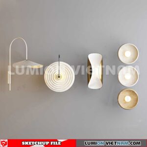 230722. Wall light Sketchup 3D Models