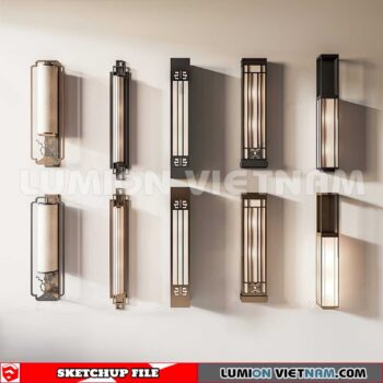 230722. Wall light Sketchup 3D Models