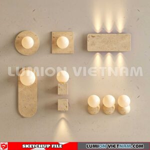230722. Wall light Sketchup 3D Models