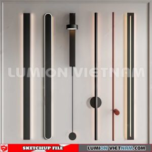 230722. Wall light Sketchup 3D Models