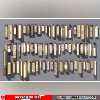230722. Wall light Sketchup 3D Models