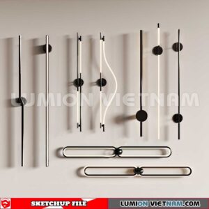 230722. Wall light Sketchup 3D Models