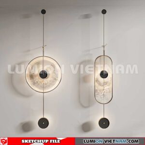 230722. Wall light Sketchup 3D Models