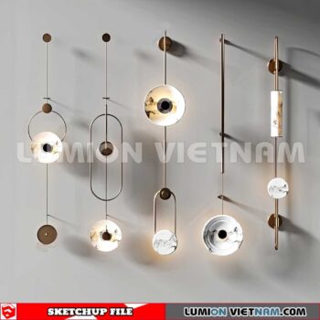 230722. Wall light Sketchup 3D Models