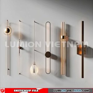 230722. Wall light Sketchup 3D Models