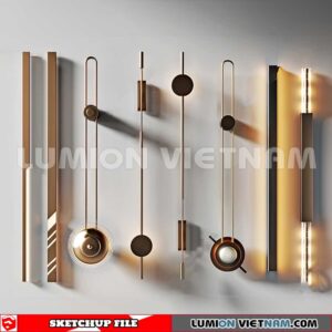230722. Wall light Sketchup 3D Models
