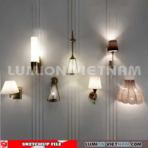 230722. Wall light Sketchup 3D Models