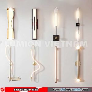 230722. Wall light Sketchup 3D Models