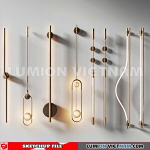 230722. Wall light Sketchup 3D Models