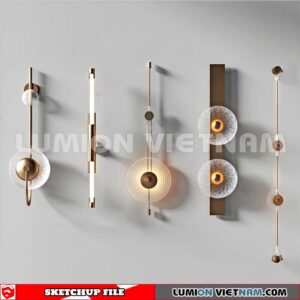 230722. Wall light Sketchup 3D Models