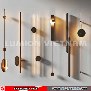230722. Wall light Sketchup 3D Models
