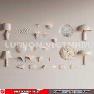 230722. Wall light Sketchup 3D Models