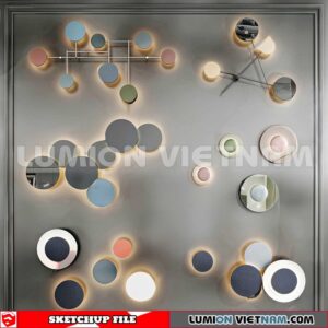 230722. Wall light Sketchup 3D Models