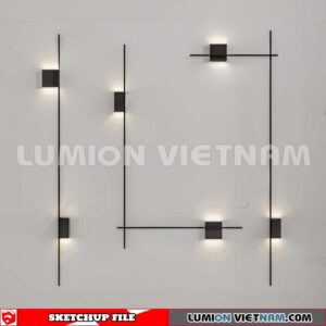 230722. Wall light Sketchup 3D Models