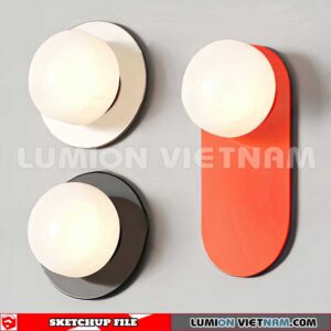 230722. Wall light Sketchup 3D Models