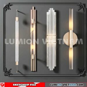 230722. Wall light Sketchup 3D Models