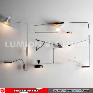 230722. Wall light Sketchup 3D Models