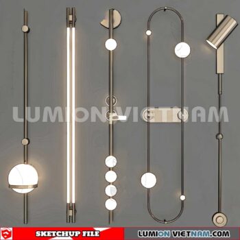 230722. Wall light Sketchup 3D Models