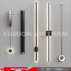 230722. Wall light Sketchup 3D Models