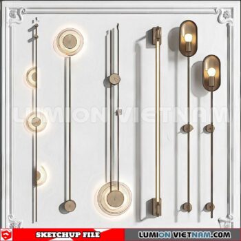 230722. Wall light Sketchup 3D Models