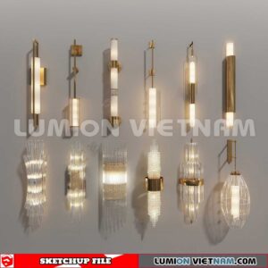 230722. Wall light Sketchup 3D Models