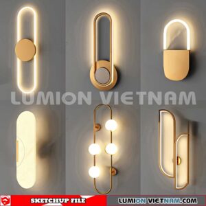 230722. Wall light Sketchup 3D Models